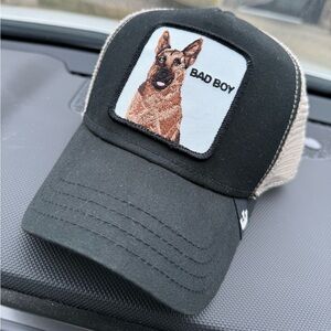 Goorin Bros Tan and Cream Trucker Hat